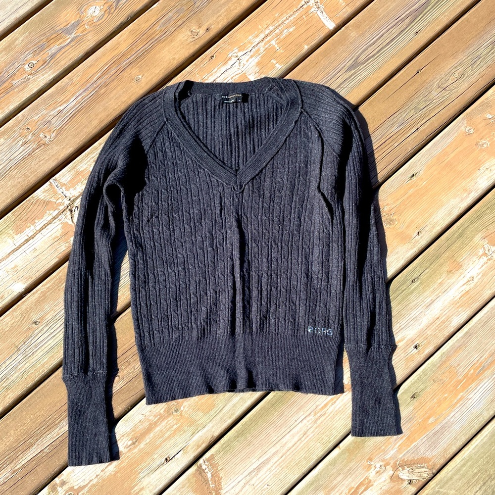 Long sleeve argyle women’s sweater